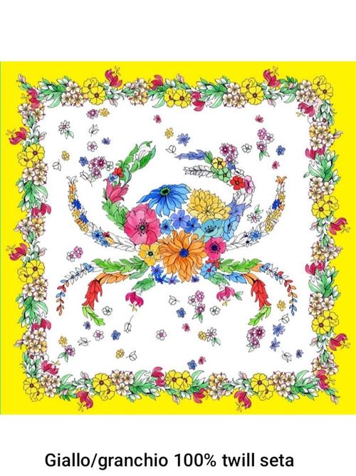 tessuto granchio in twill Laboratorio Capri | GRANCHIOBIANCOGRANCHIO